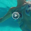 Video de Sigrid Alegría bajo el agua en el piscinazo 